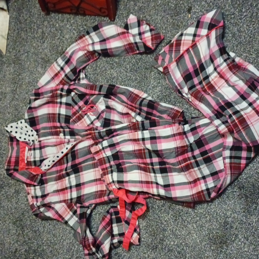 Victorias Secret plaid pajamas small
